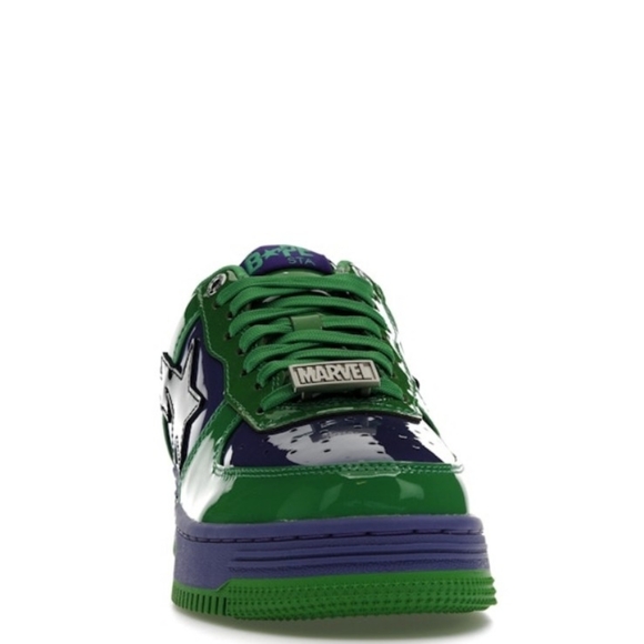 Bathing Apes sz Green & Purple Hulks 7M/7Y - Picture 8 of 12